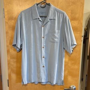 Tommy Bahama Light Blue Casual Button Down Shirt